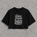 Crop top oversized - Dios esta escribiendo