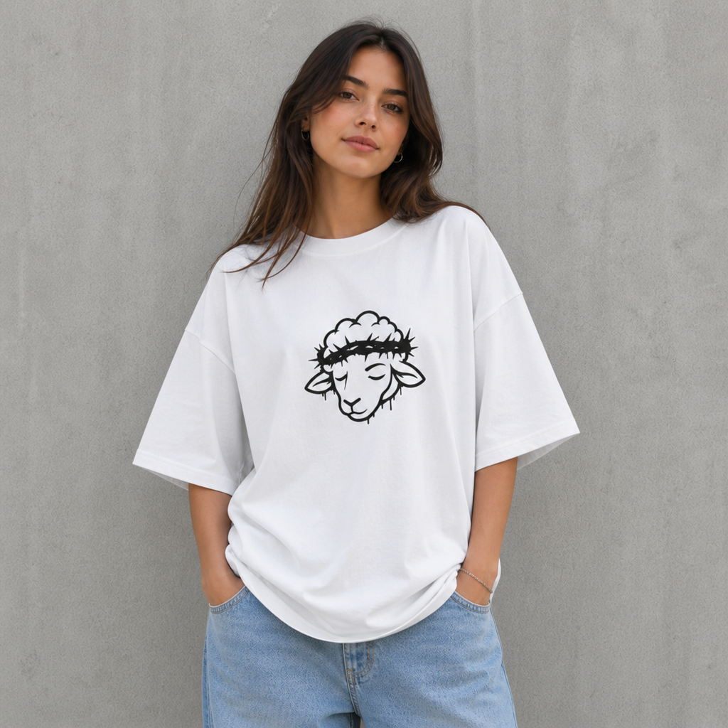 Oversized - El cordero de Dios ambos lados