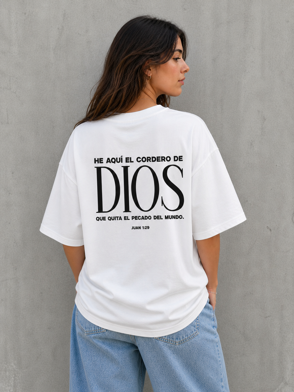 Oversized - El cordero de Dios ambos lados