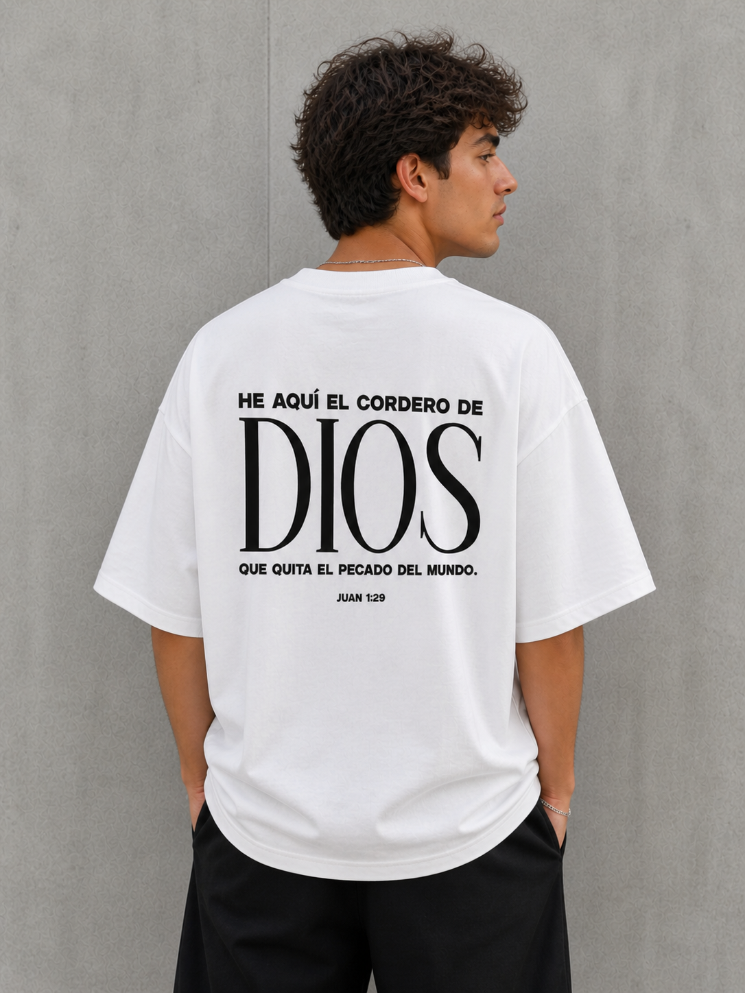 Oversized - El cordero de Dios ambos lados