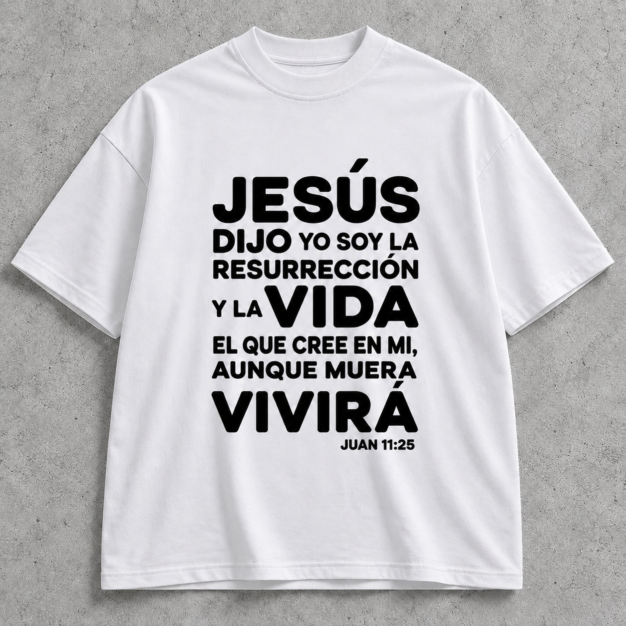 Oversized - Yo soy la resurrección - ambos lados