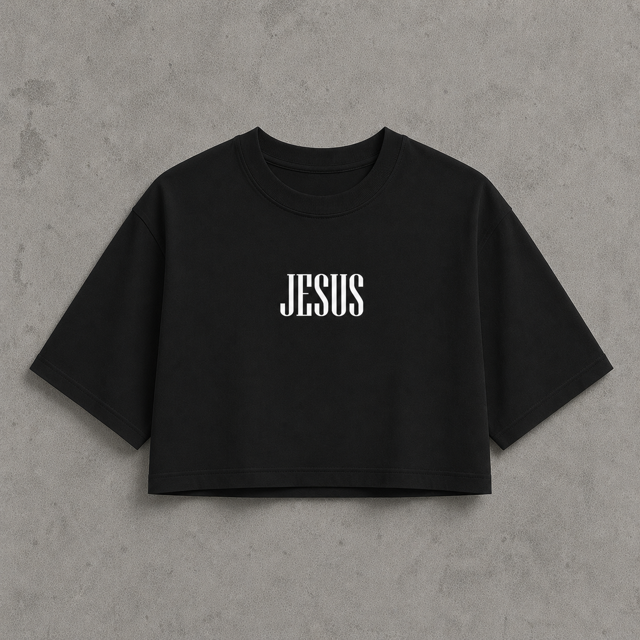 Crop Top Oversized - Jesus