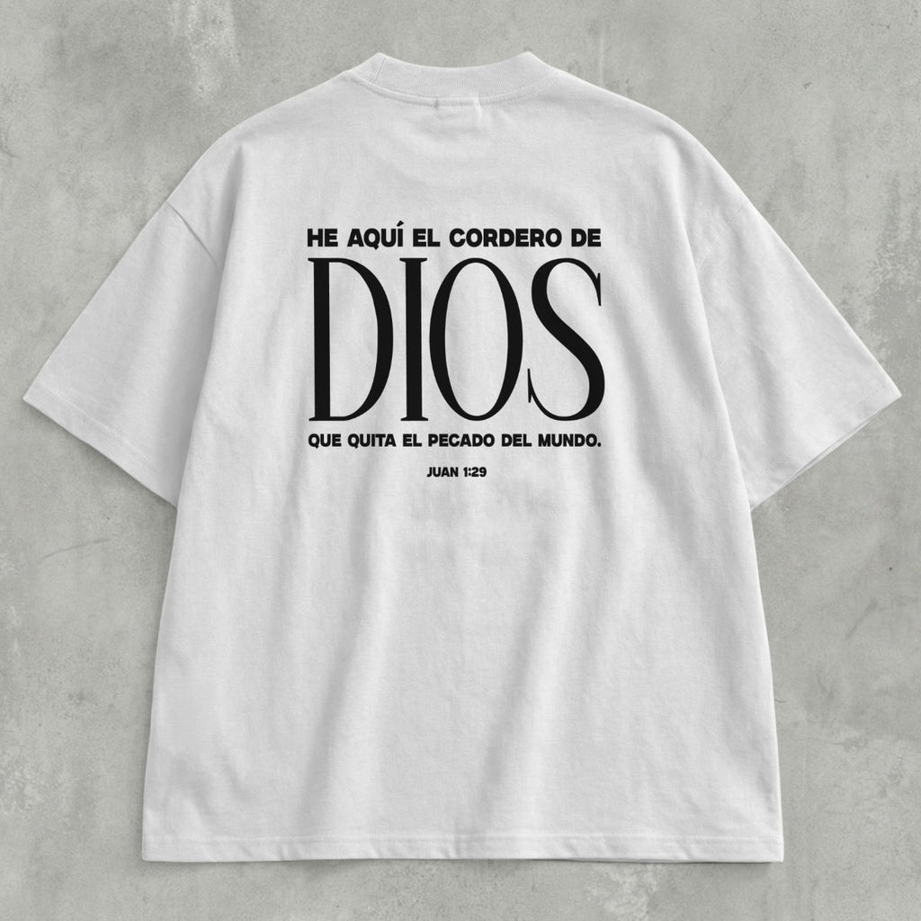 Oversized - El cordero de Dios ambos lados