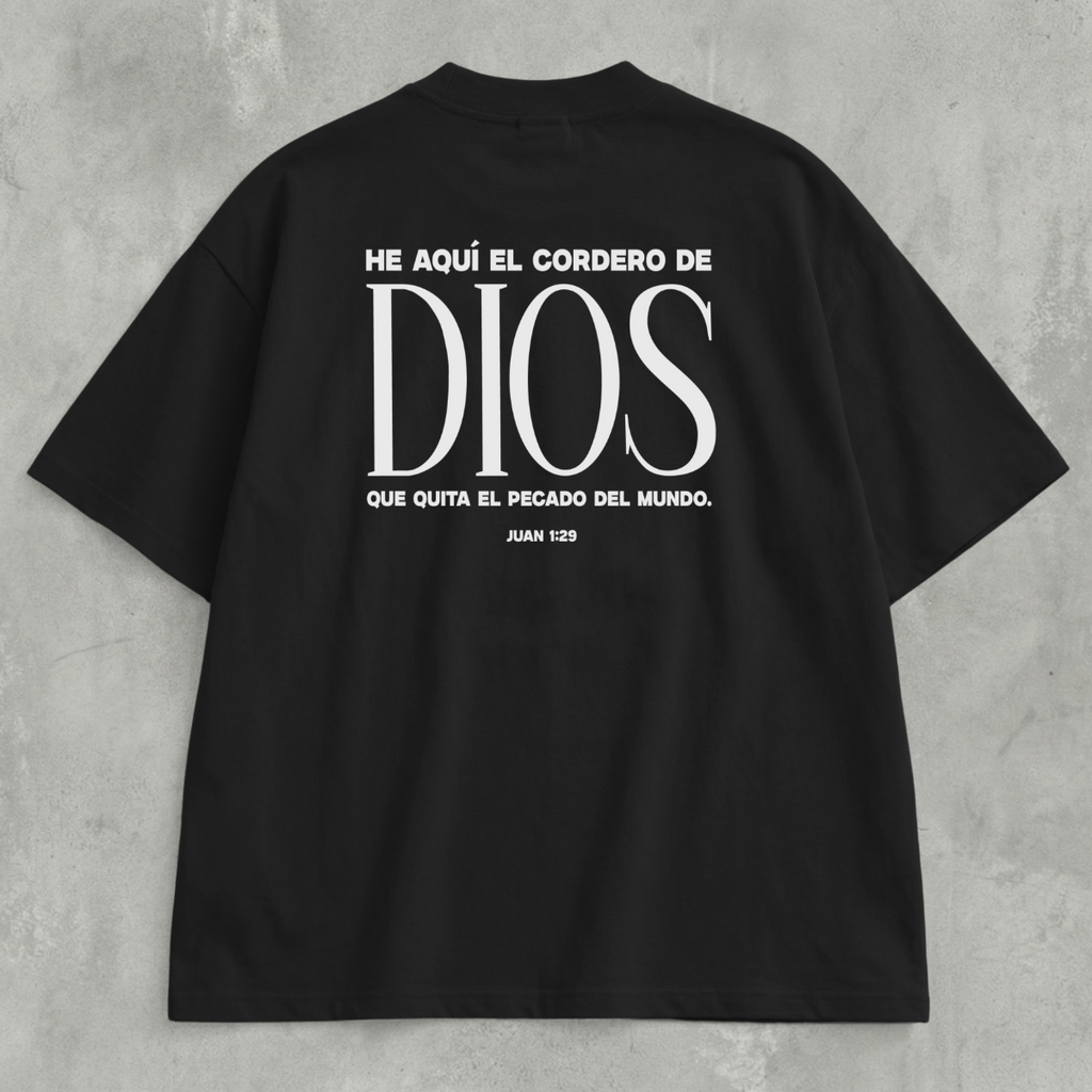 Oversized - El cordero de Dios ambos lados