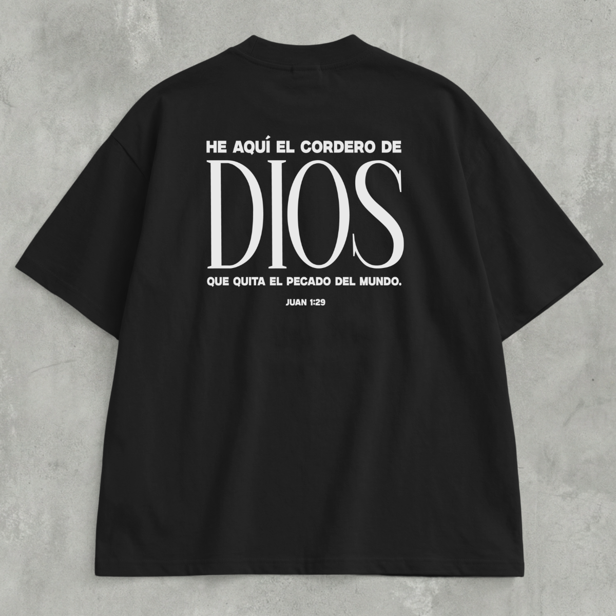 Oversized - El cordero de Dios ambos lados
